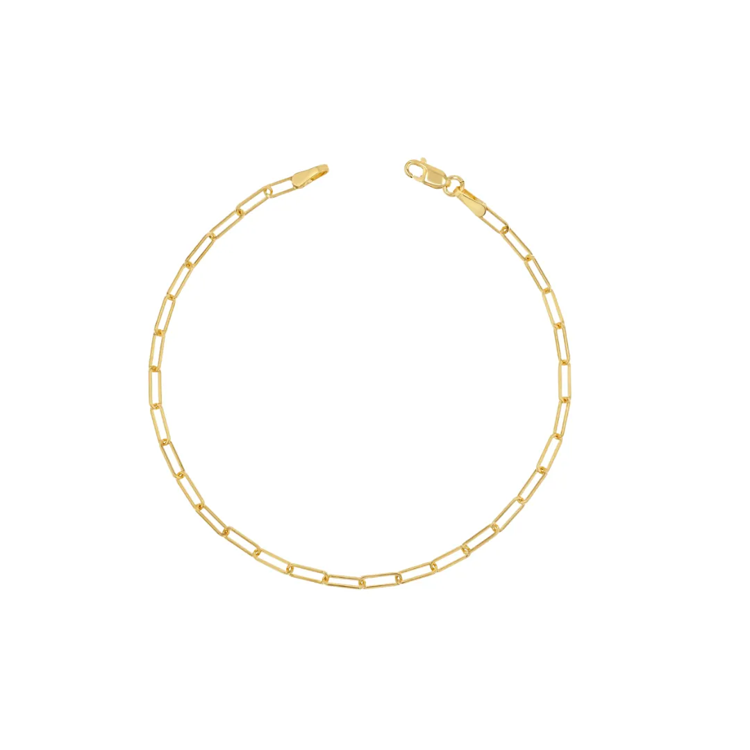14K Chain Stacking Bracelet