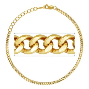 14K Gold Filled Curb BRACELET
