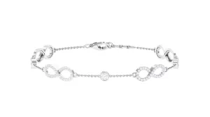 1.50 CT Moissanite Infinity Chain Bracelet