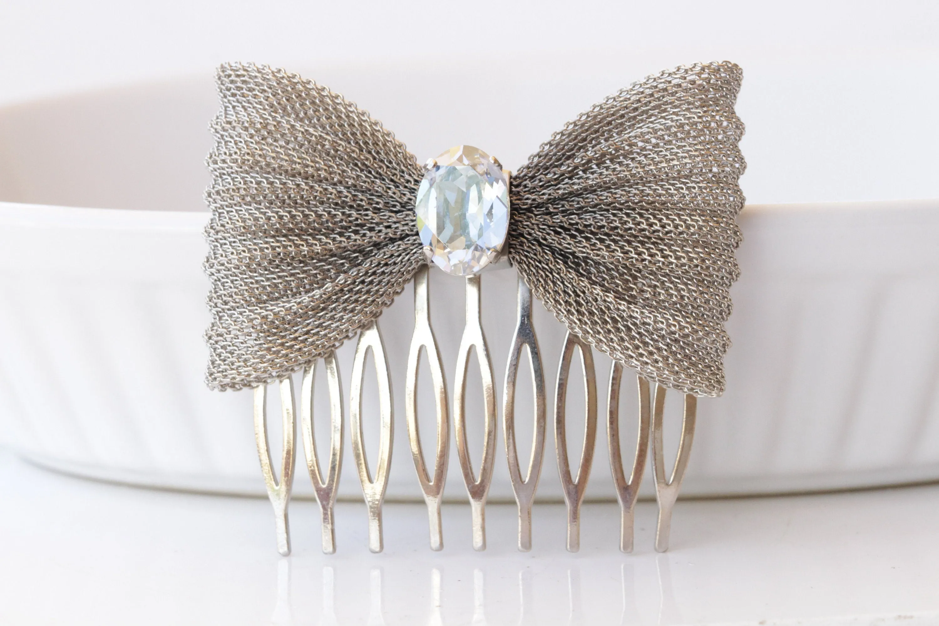 AQUAMARINE Bow HAIR Comb