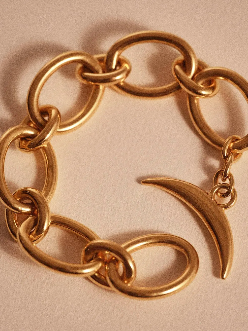 Banana Chain Bracelet Gold
