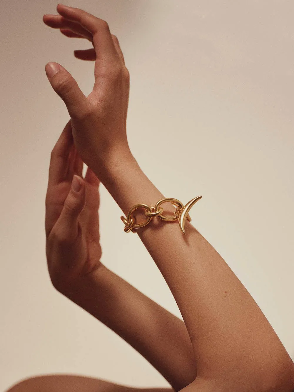 Banana Chain Bracelet Gold