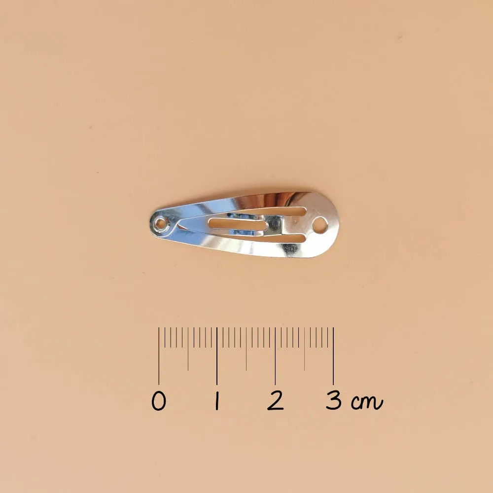 Barrette mini tutu - Pêche