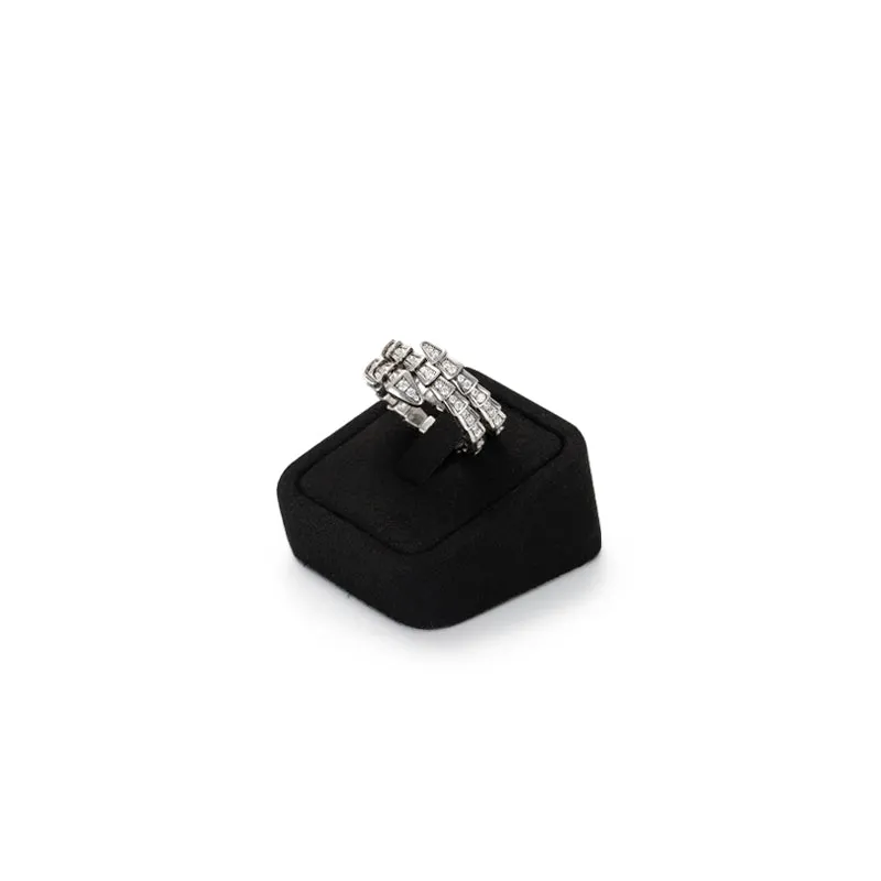 Black microfiber jewelry display set TT165