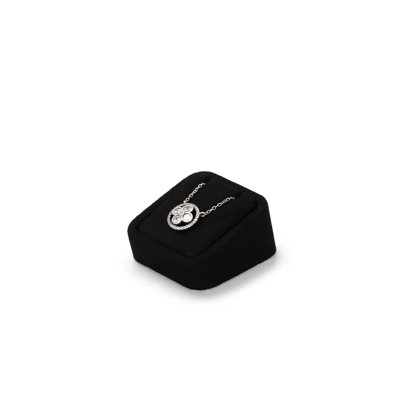 Black microfiber jewelry display set TT165