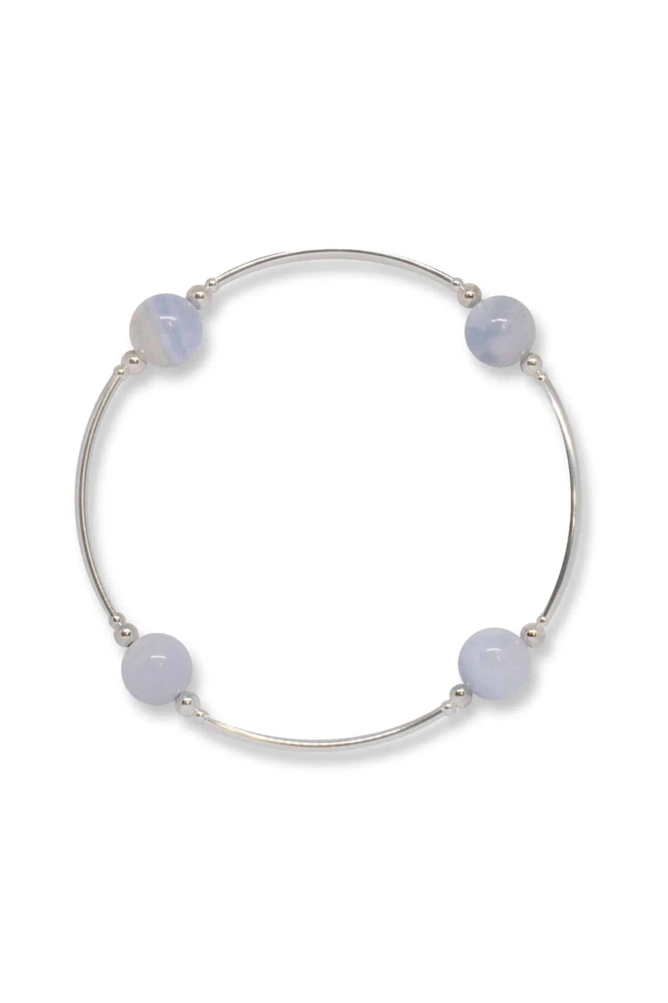 Blue Agate Blessing Bracelet