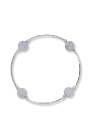 Blue Agate Blessing Bracelet