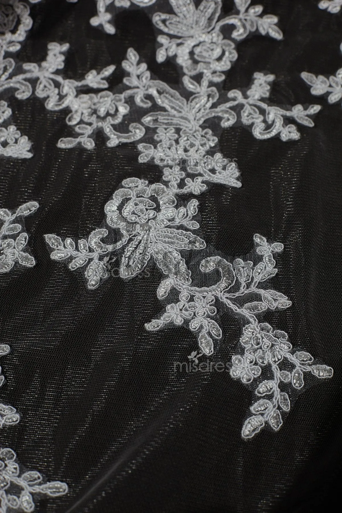 Cathedral Long Length Lace Appliques Wedding Veil