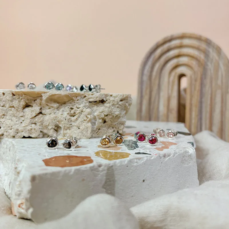 CELEBRATION STUDS - CITRINE
