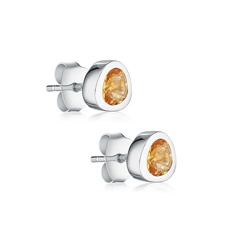 CELEBRATION STUDS - CITRINE