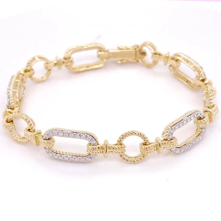 Diamond Link Bracelet