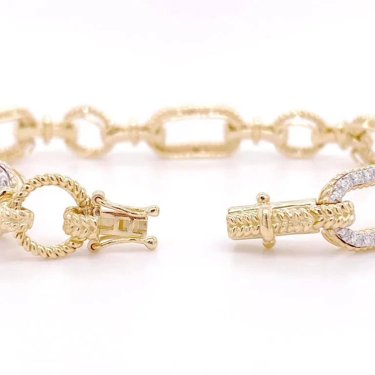 Diamond Link Bracelet