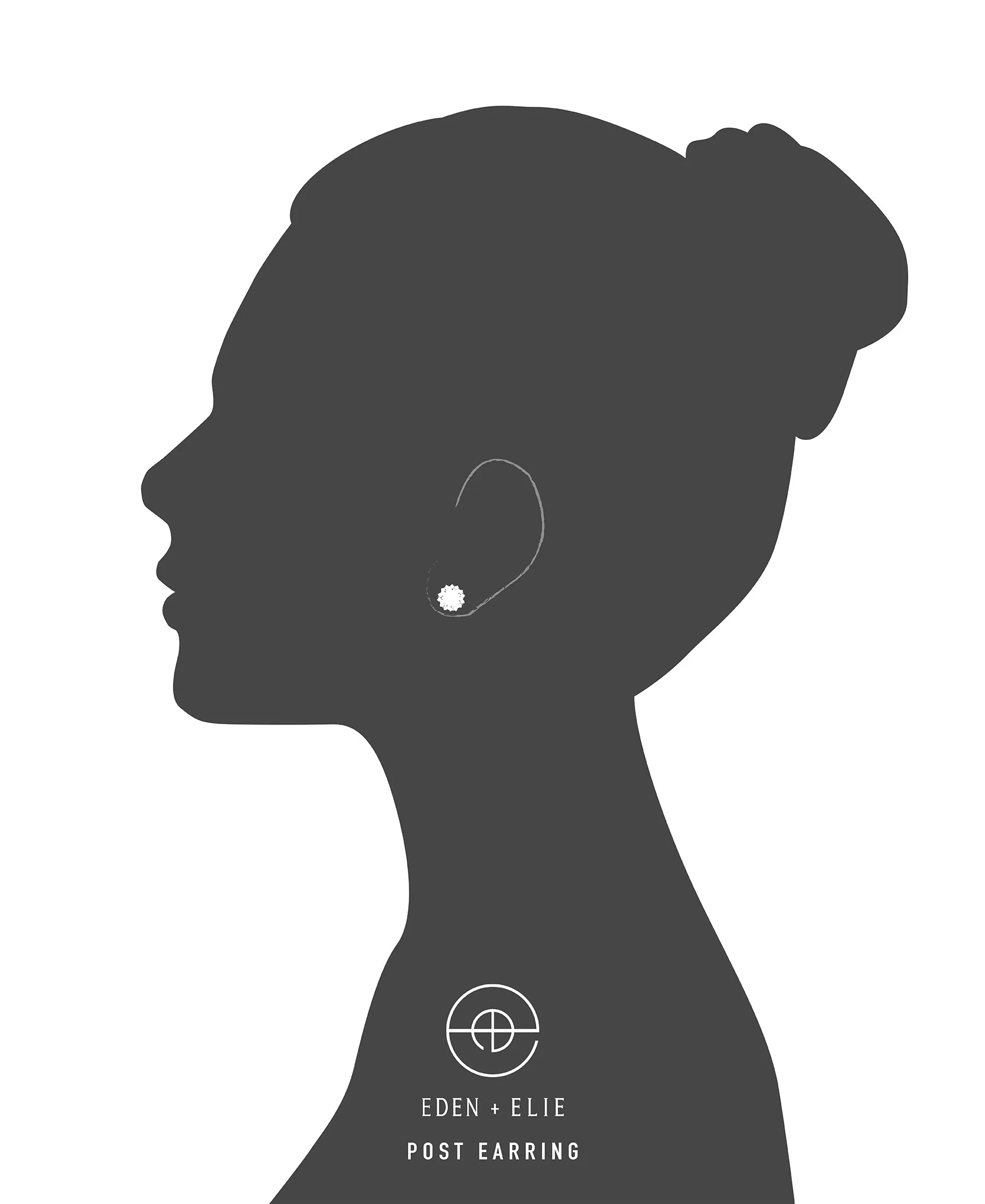 EDEN   ELIE Andromeda Stud Earrings - daisy
