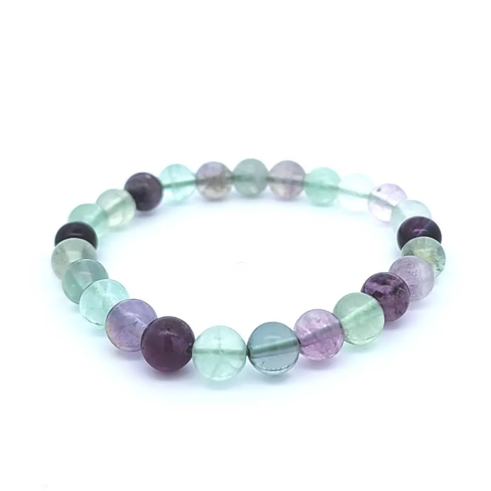 Fluorite Gemstone Bracelet