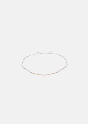 Gold Filled Box Chain Wish Bracelet