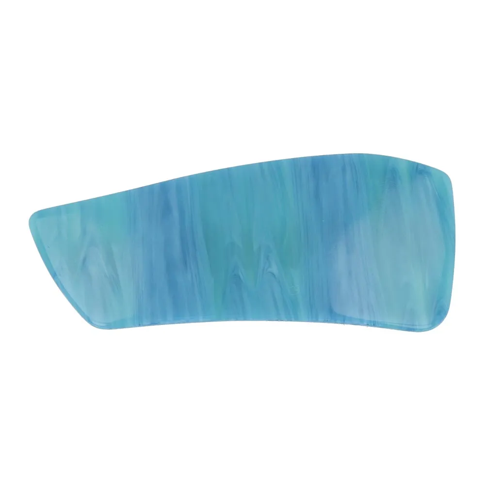 Marble Plate Hair Barrette