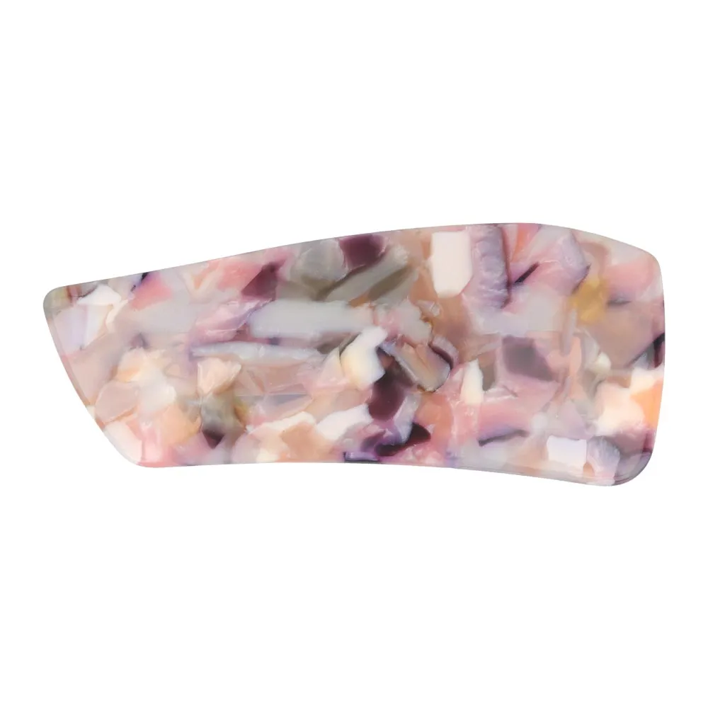 Marble Plate Hair Barrette