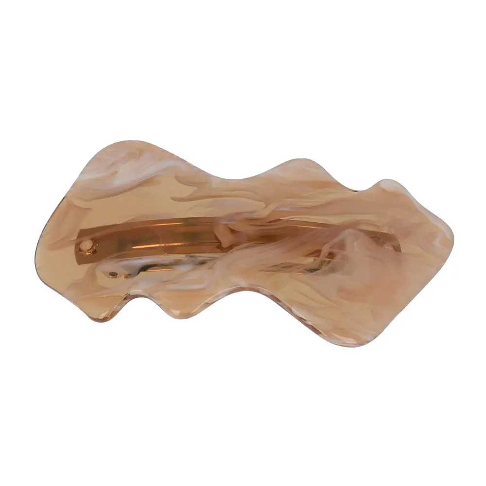 Marble Wave Hair Barrette