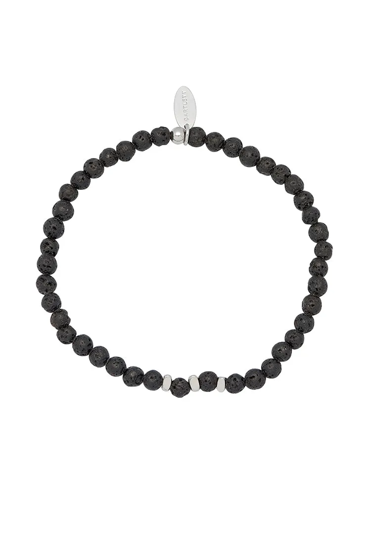 Mens Gemstone Beaded Bracelet