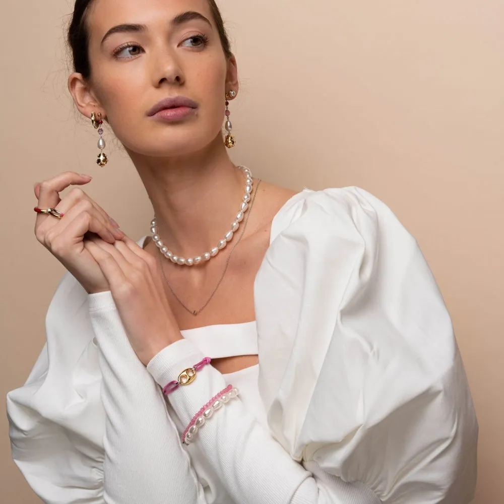 Milano Pearl Bracelet - Silver - 2996PW