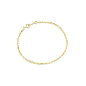 Oval Link Cable Bracelet