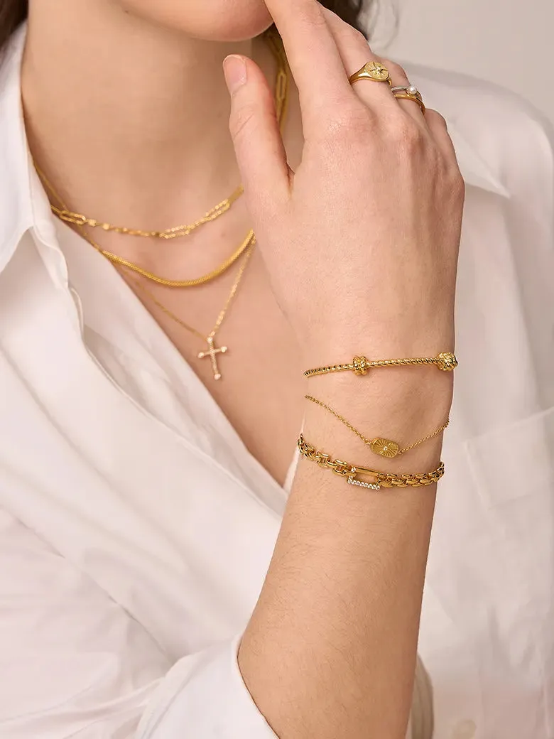 Panther Link Chain Bracelet