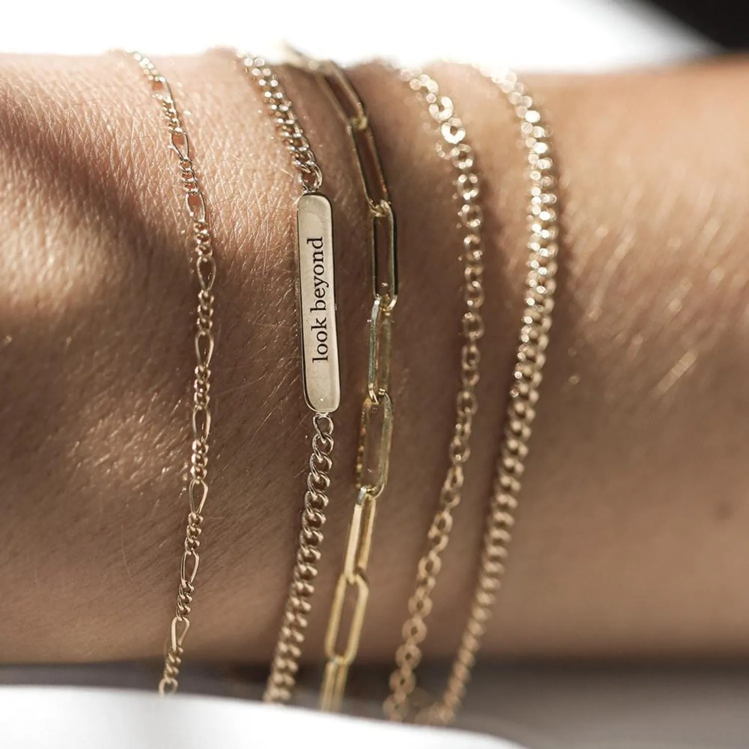 Paper Clip Chain Bracelet