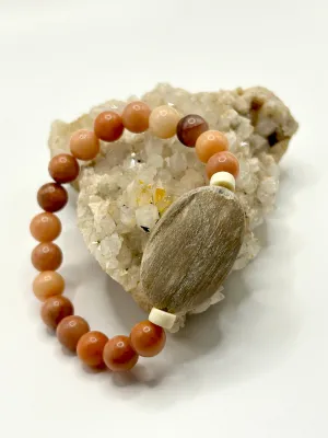 Petrified Wood Gemstone Bracelet
