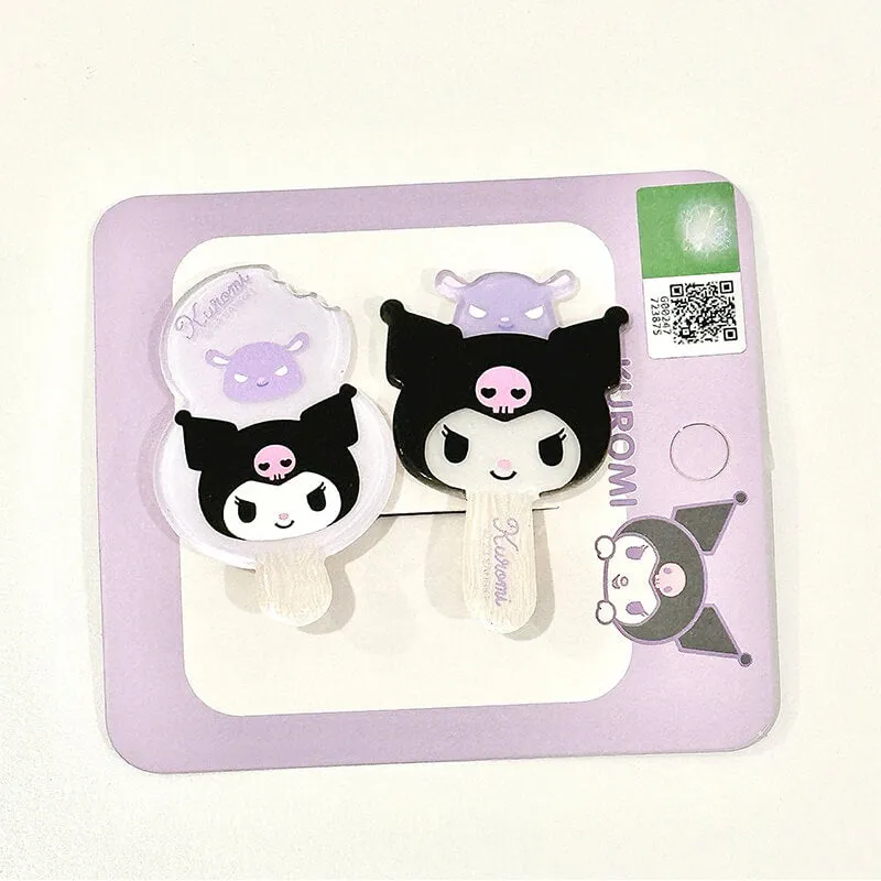 Sanrio Character Inspired Lollipop Shaped Hair Clips