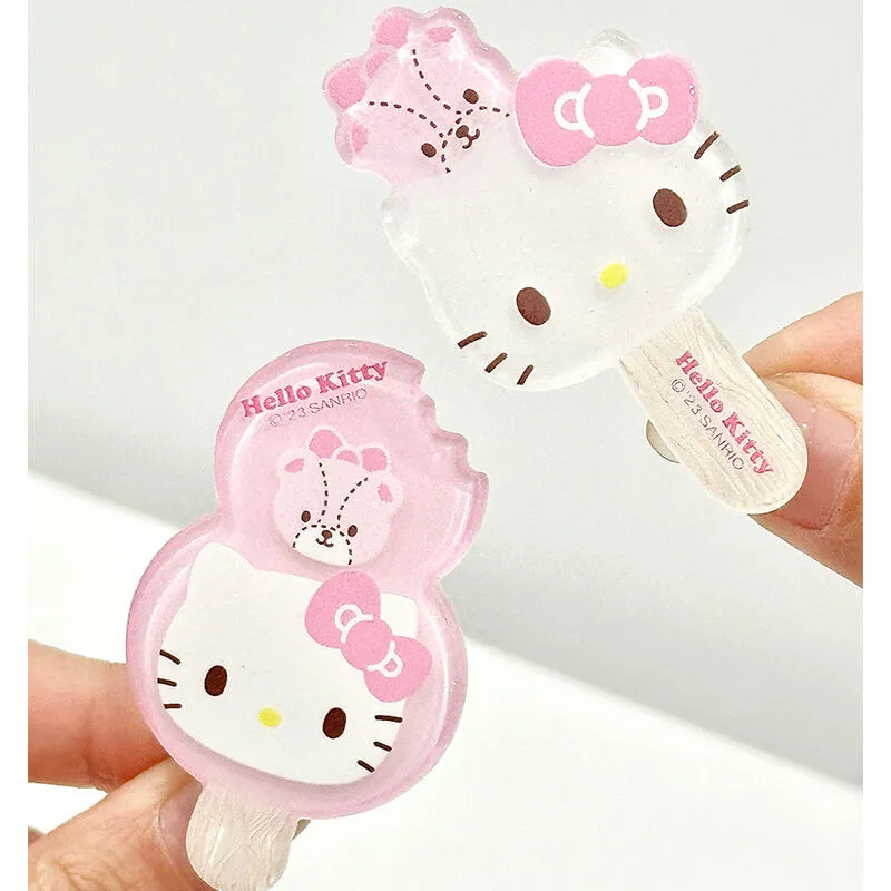 Sanrio Character Inspired Lollipop Shaped Hair Clips