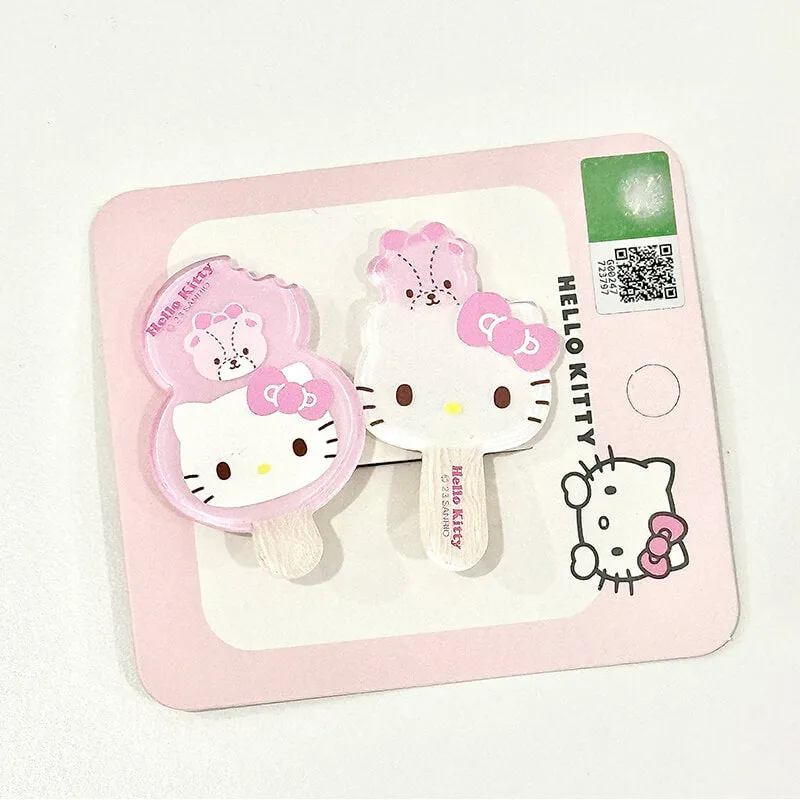 Sanrio Character Inspired Lollipop Shaped Hair Clips