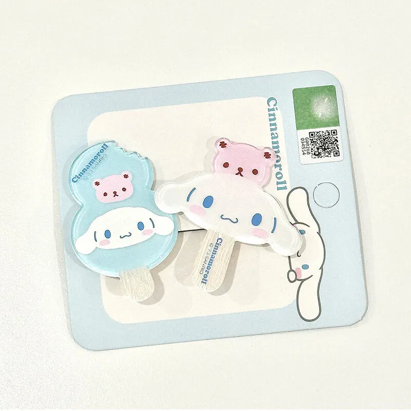Sanrio Character Inspired Lollipop Shaped Hair Clips