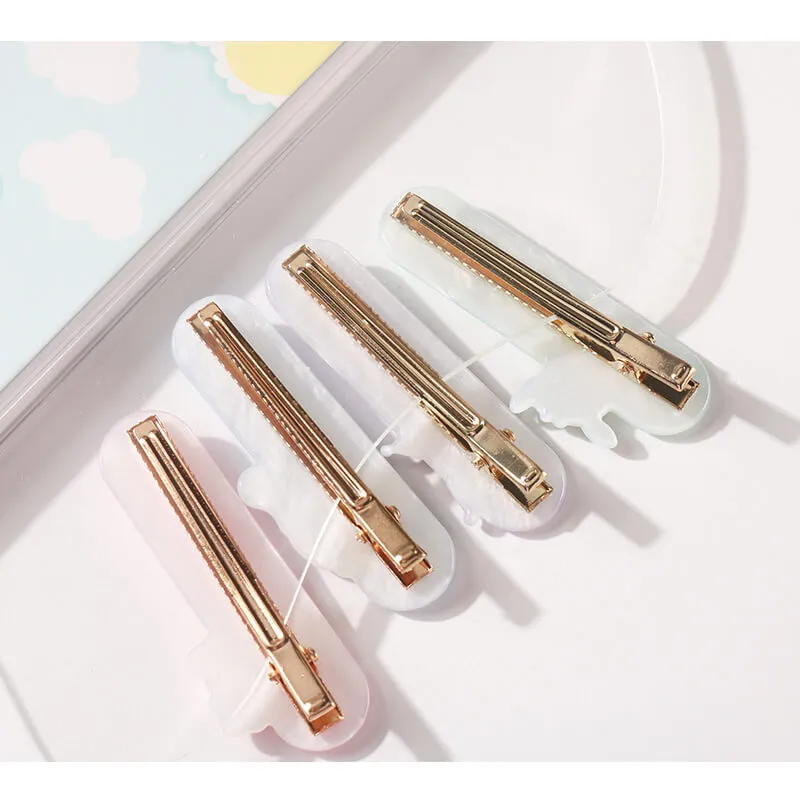 Sanrio Character Shell Patterned Duckbill Hair Clip 2Pcs