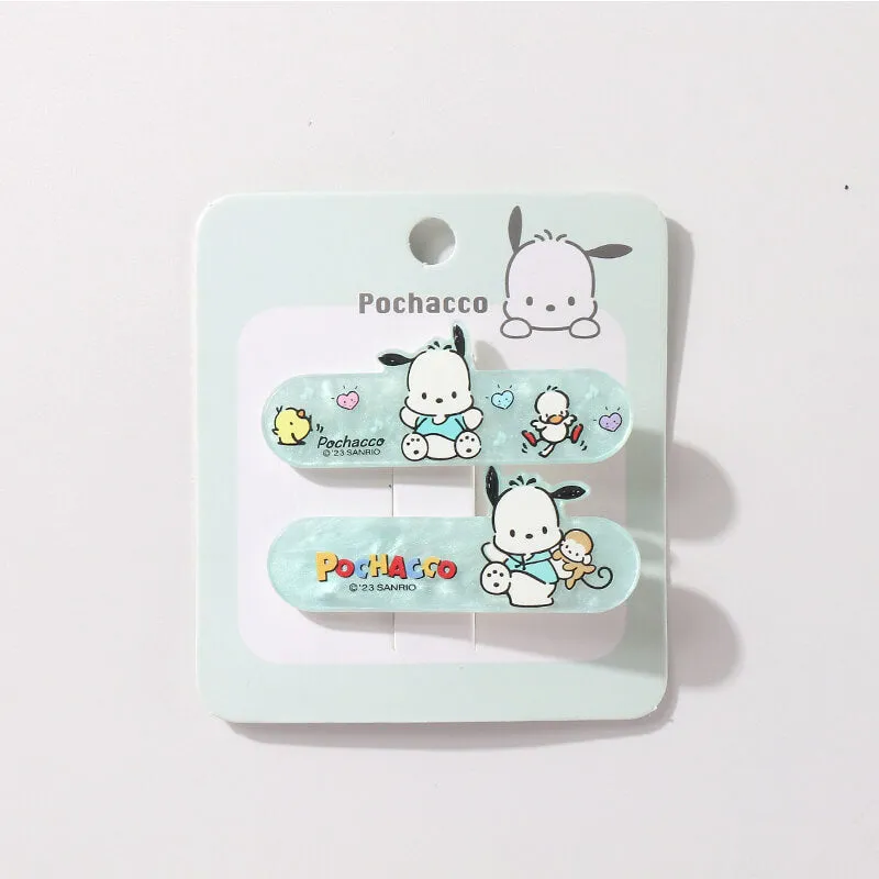 Sanrio Character Shell Patterned Duckbill Hair Clip 2Pcs