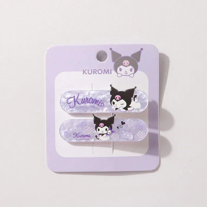 Sanrio Character Shell Patterned Duckbill Hair Clip 2Pcs