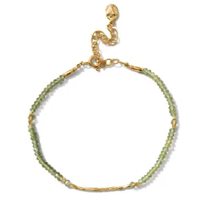 Sierra Bracelet, Prasiolite, Gold