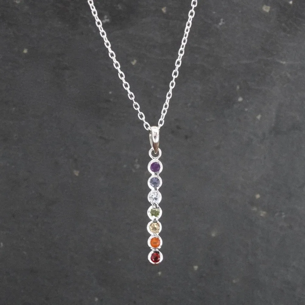 Silver Chakra Pendant