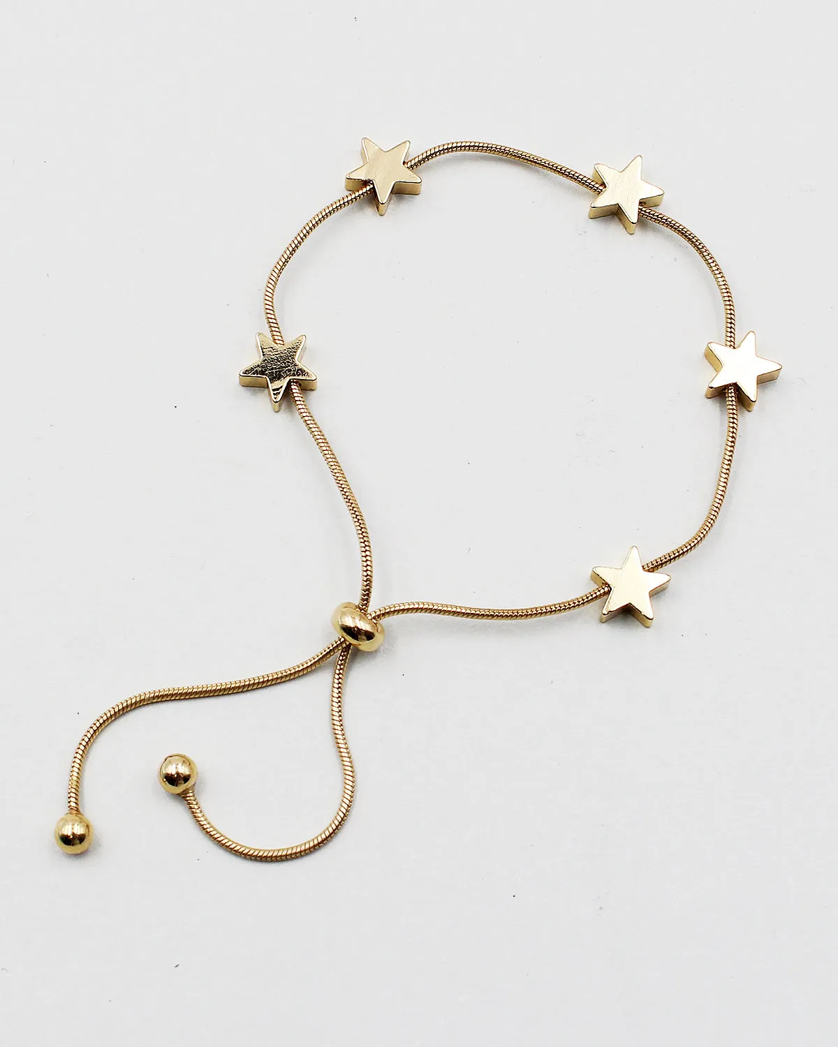 Star Stud Drawstring Bracelet
