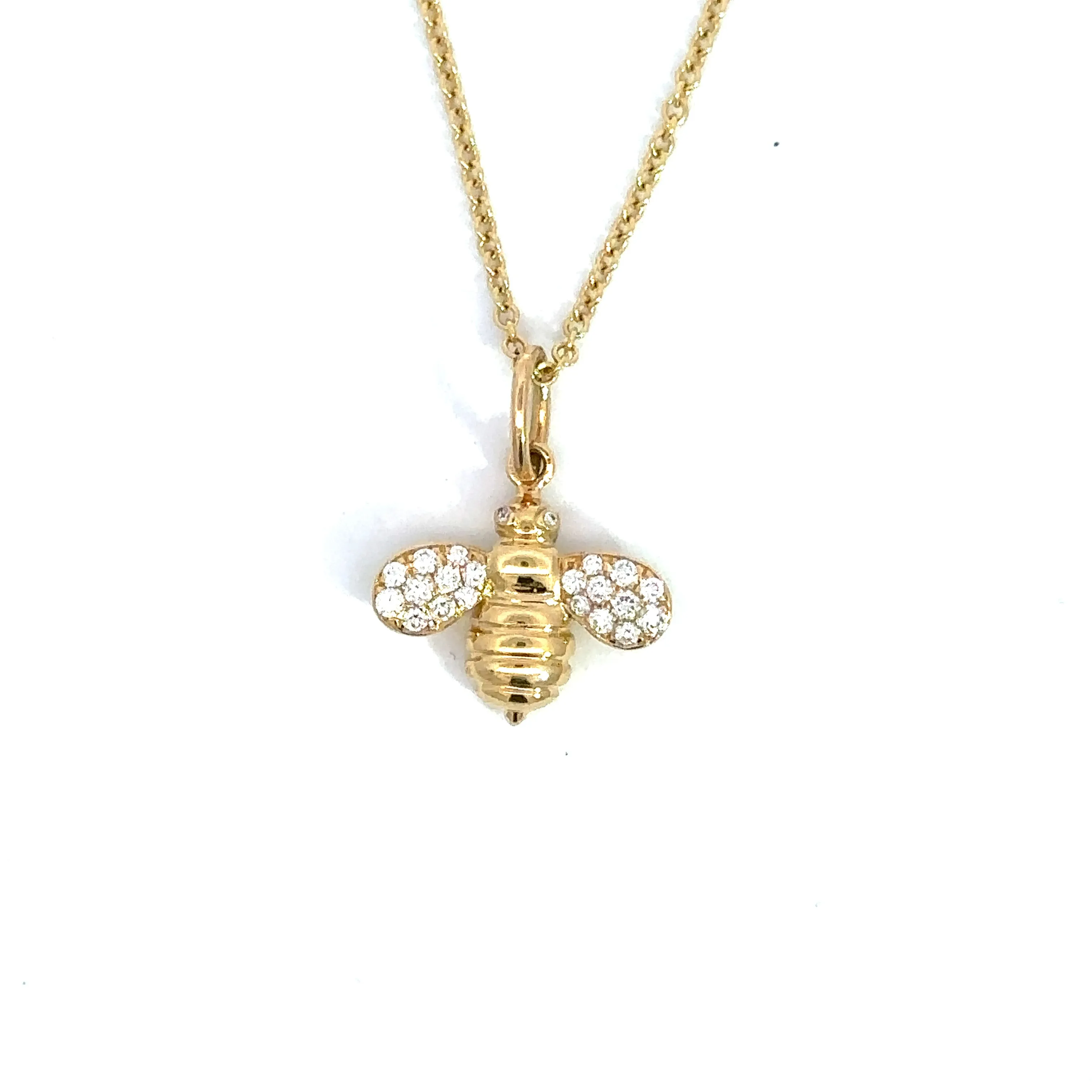 Stunning Honey Bee Diamond Necklace