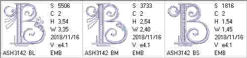 Stunning Swirls Monogram B