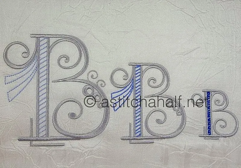 Stunning Swirls Monogram B