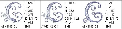 Stunning Swirls Monogram C