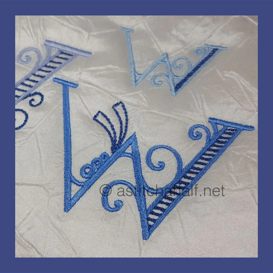 Stunning Swirls Monogram Combo