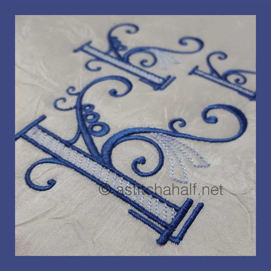 Stunning Swirls Monogram Combo