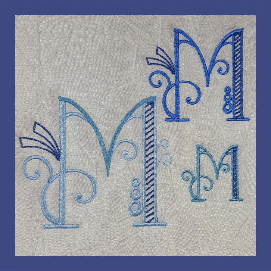 Stunning Swirls Monogram Combo