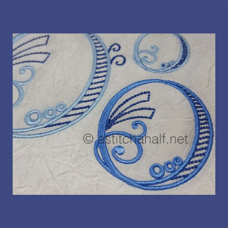 Stunning Swirls Monogram Combo