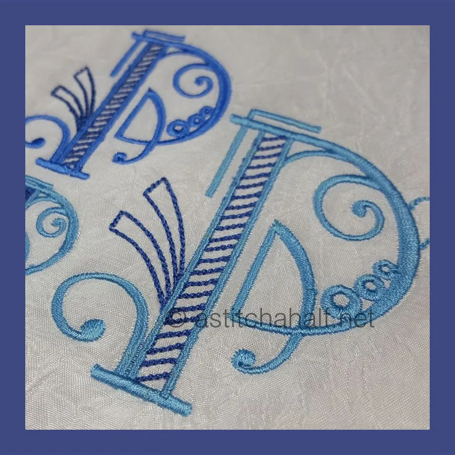 Stunning Swirls Monogram Combo