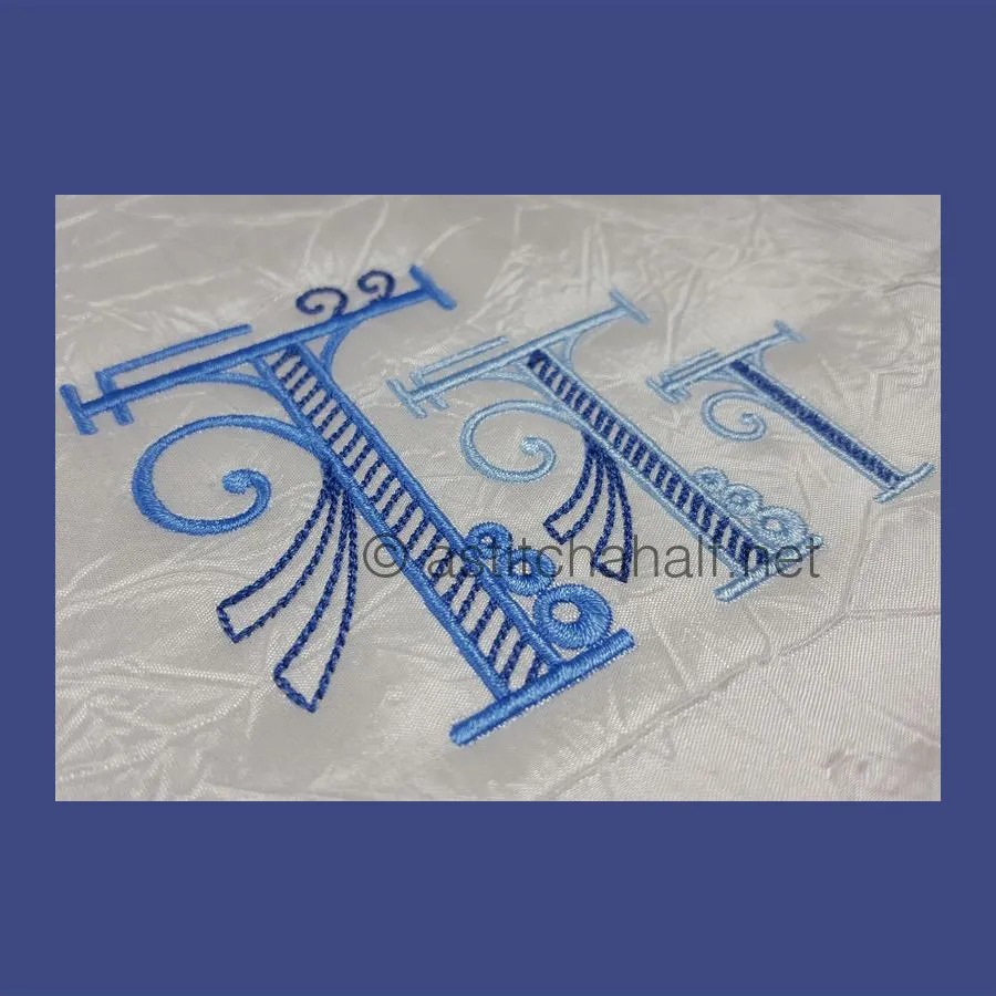 Stunning Swirls Monogram Combo