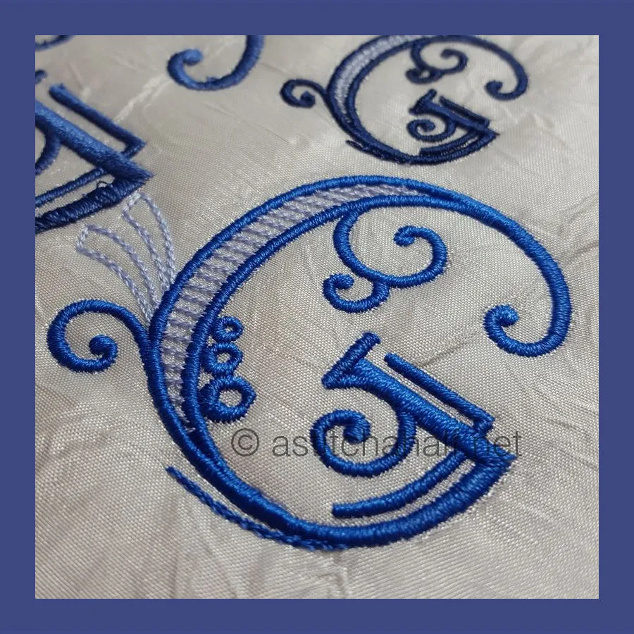 Stunning Swirls Monogram Combo