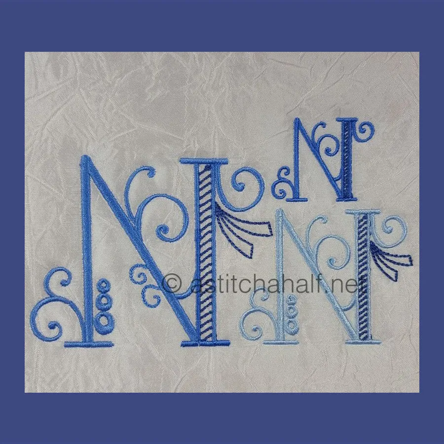 Stunning Swirls Monogram Combo